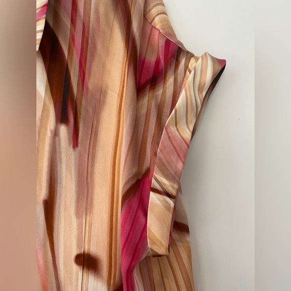 Marciano Multi-coloured Silky Blouse - Size M (42) - Picture 7 of 10